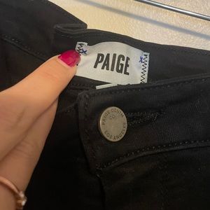 Black Paige brand jeans
